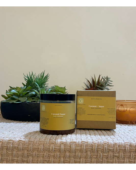 JR Face Products – Coconut Sugar Body Exfoliator (16 Oz / 454 g)