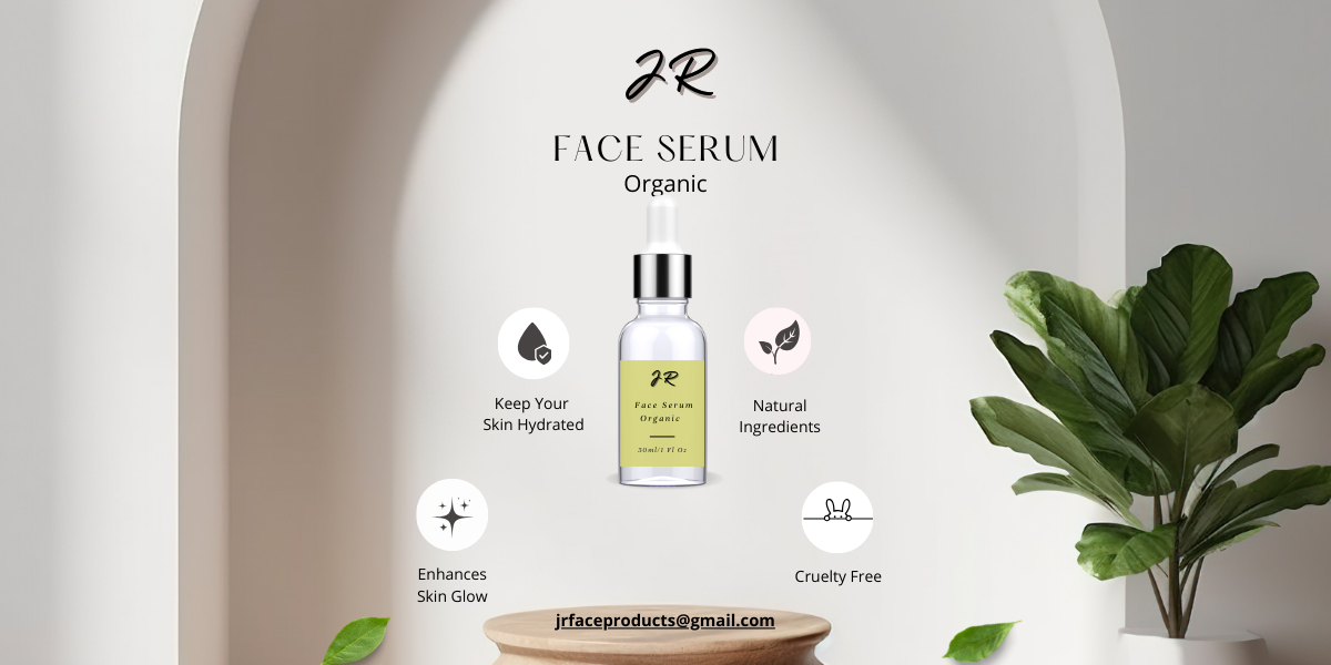 JR Face Products – Organic Face Serum (30 ml / 1 oz)