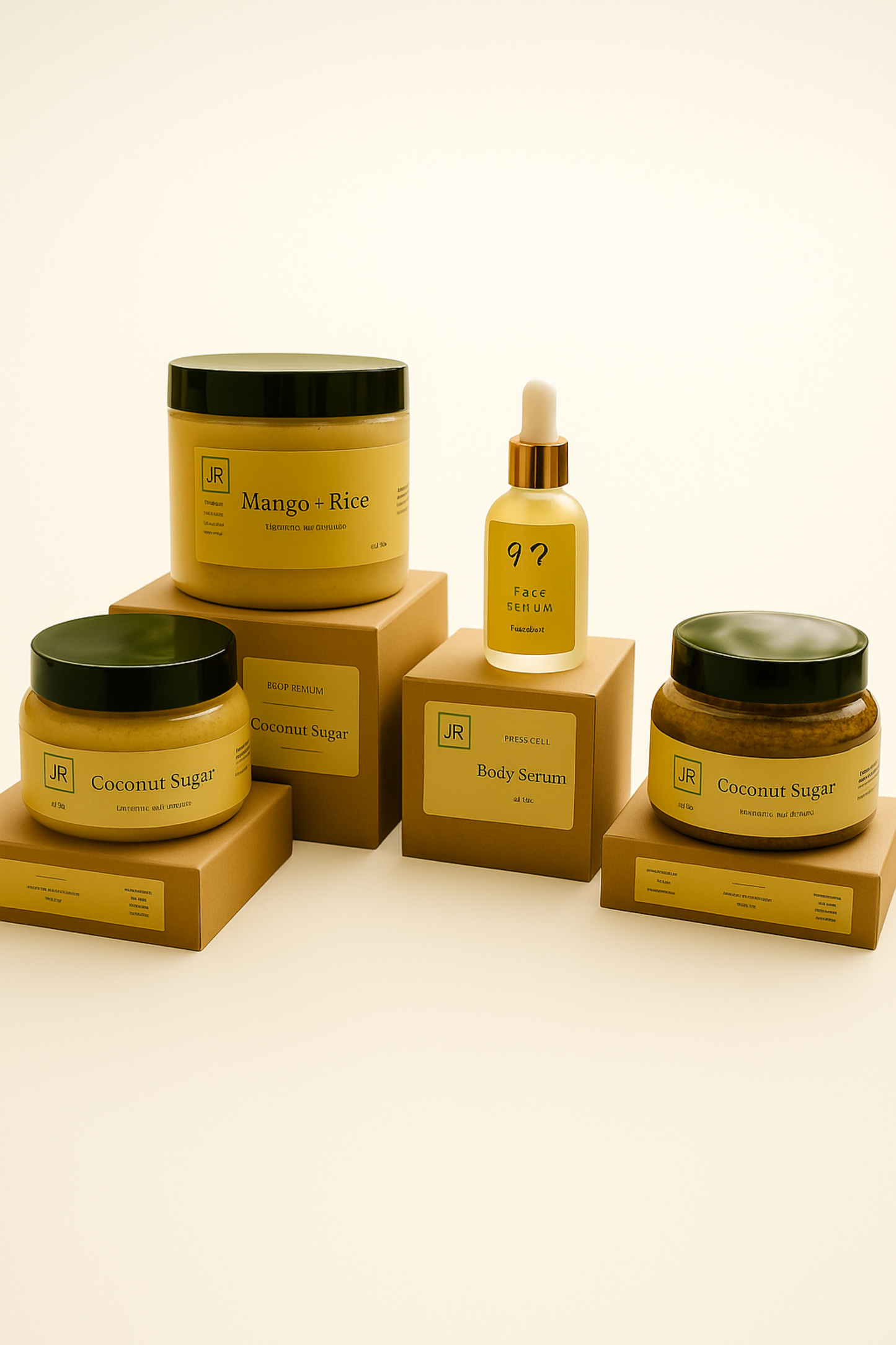 JR Face Products – Mango + Rice Body Exfoliator (16 oz / 454 g)